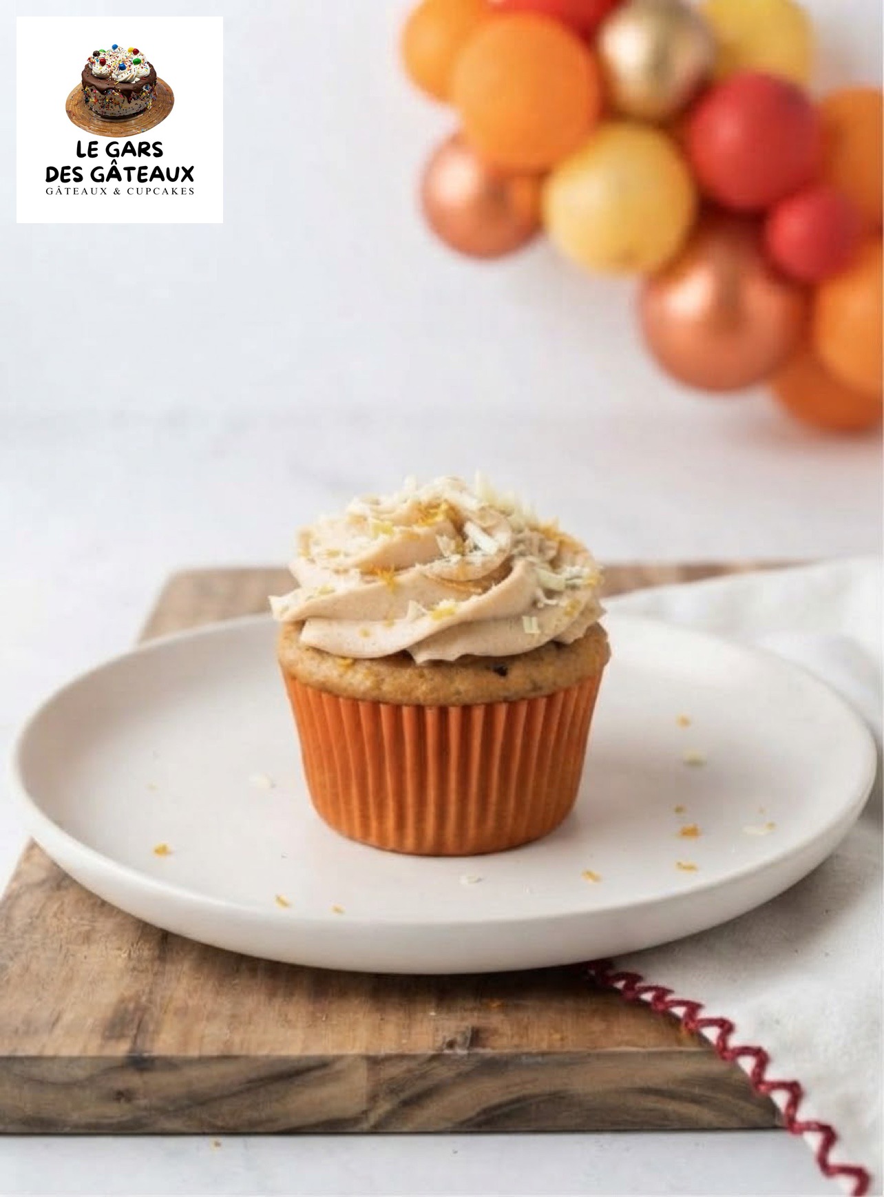Cupcake &agrave; la citrouille avec gla&ccedil;age cr&eacute;meux